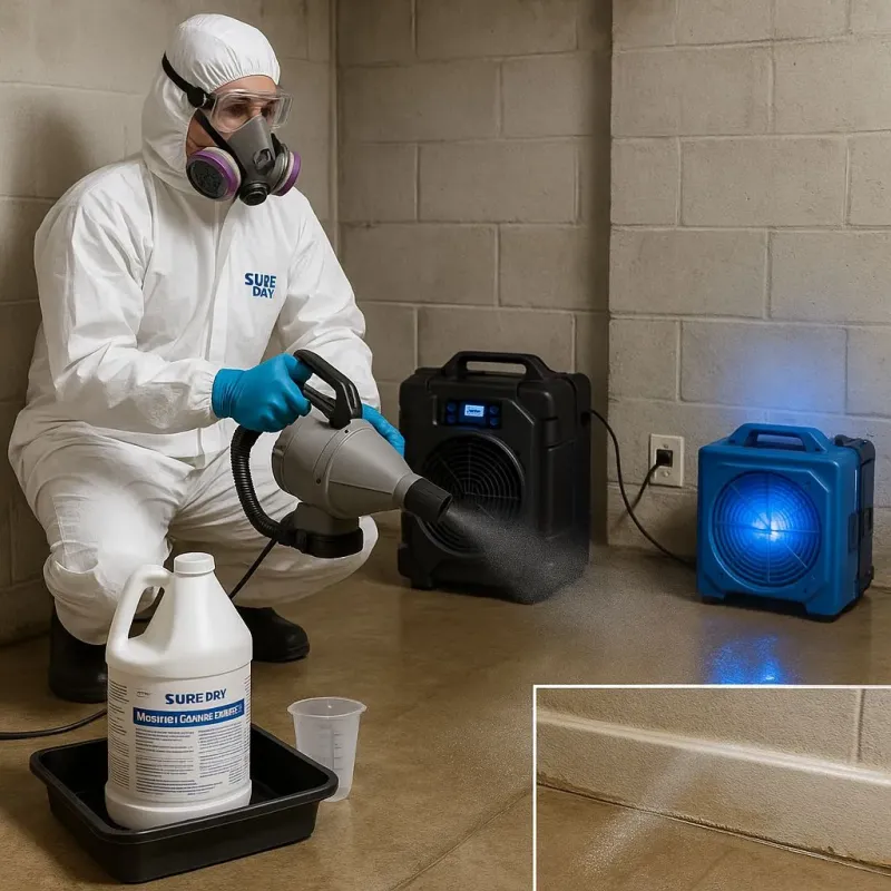 Sanitization and Odor Removal process in San Pasqual, CA